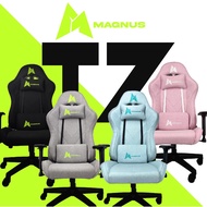 🇲🇾 MAGNUS T7 Fabric Gaming Chair (2 Years Warranty) - Ergonomic Chair Office Chair Pink (TTRacing Tomaz Todak)