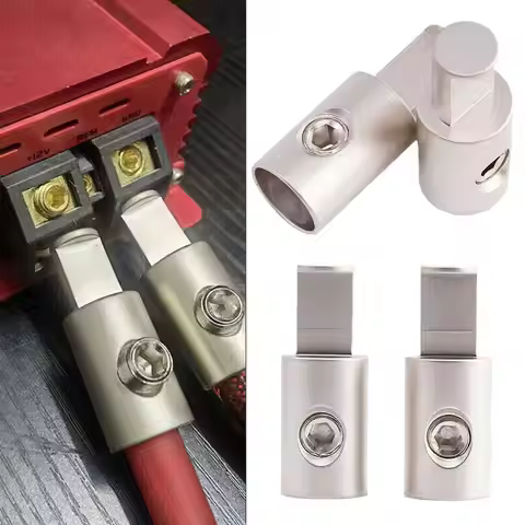 1/2pc Car Audio 0GA 4GA 8GA Power Ground Wire Car Audio Modified Power Amplifier Pure Terminal Conne