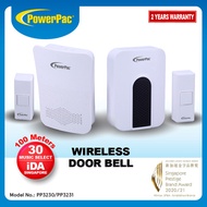PowerPac Wireless Door Bell Caller Bell (PP3230/PP3231)