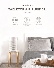 Mistral Air Purifier with HEPA Filter (MAPF03) / LED Display / Auto Turbo Sleep Mode / Air Quality