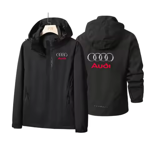 Audi Outdoor Men's Jacket Autumn 2026 New Windproof Sports Coat Runner's Jacket for Men