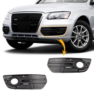 Fog Light Grill Cover Frame Lamp Shade Front Bumper For Audi Q5 Accessories 2009 2010 2011 2012 8R08