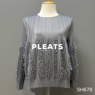 SH678-(Pleated SHIRT Length 22 Inches) PLEATS BY MAMA