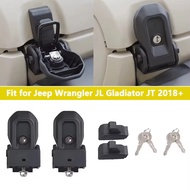 Anti-theft Hood Latches Catch for Jeep Wrangler JL JLU 4XE Rubicon Sahara Sport Gladiator JT 2018-20