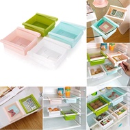 Kitchen Refrigerator Shelf Rack Holder Slide Fridge Freezer Space Saver Organizer Storage Rack Pull-