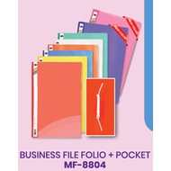 1 PACK (Contents 12) MAP BIG MF-8804 Business File Folder F4 FolioBIG