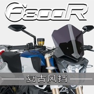 Suitable for BMW BMW F800R Modified Retro Sports Windshield Deflector Goggles Front Windshield
