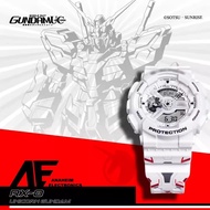 QIXIAO GA-110MW-7APRGD RX-o Digital Sports Gundam LED Men's Watches Strap Accessories P579
