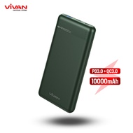 VIVAN Powerbank 10000mAh 2 Input 2 Output Power Bank Fast Charging PD QC3.0 Garansi 18 Bulan VPB-M10