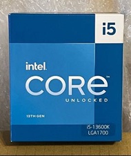 全新未拆Intel Core i5-13600K 中央處理器 盒裝