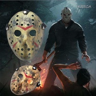 KISSCA Cosplay Mask Face Headwear Scary Mask Decoration Mask Face Mask Cosplay Jason Voorhees Hallow