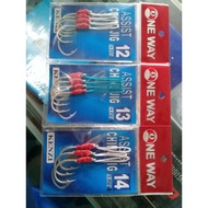 Assist hook kevlar one way