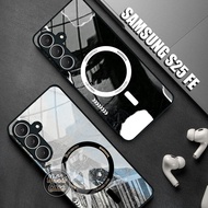 Samsung S25 FE Case - Samsung S25 FE Glass Softcase - Samsung S25 FE Casing - Samsung S25 FE Silicon