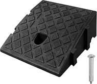 Kerb Ramp Plastic Black Pack of 2 27 x 25 x 7 cm - Non-Slip Threshold Ramp for Wheelchair, Car, Bicy