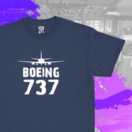 Aviation - Boeing 737 Insignia Plane Airbus Airline Student Pilot Tshirt Tops Tees Urban Hero PH