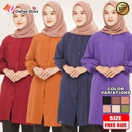 MU BAJU FESYEN WANITA DEWASA / WOMEN BLOUSE / BAJU MUSLIMAH / BAJU FESYEN WANITA / WOMEN LONG SLEEVES BLOUSE 923