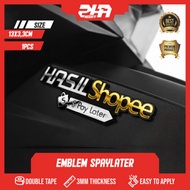 1PCS SHOPEE PAY LATER EMBLEM SHOPEE SPAY LATER LOGO NOT A STICKER OR STICKER SHOPEE PAY LATER ACCESS