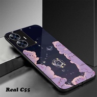 [FS16] Softcase Glass Glossy Motif Realme C55 | Case Realme C55 | Silicon Hp Realme C55 | Realme C55