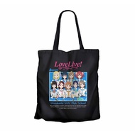 Tote bag infinite anime love live AQOURS MEMBER - AQOURS canvas material