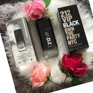 💯 ORI REJECTED Carolina Herrera 212 vip Black Own the Party NYC EDP 100ml