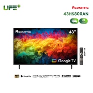 ACONATIC สมาร์ททีวี Google TV 43 นิ้ว FHD LED รุ่น 43HS800AN จอบาง Frameless ( รับประกัน 3 ปี )