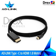 AD-LINK 1.8M Type-C To HDMI 1.8 Meter HDMI 4k2k Converter