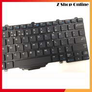 Dell Latitude E5250 E7250 E7270 Laptop Keyboard - WITH LIGHTS