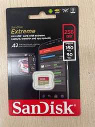 Sandisk Extreme A2 256GB (U3) V30 160mbs MicroSD