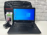 โน๊ตบุ๊คมือสอง Dell Latitude E7450 I5 Gen5 M.2 256gb แรม 8gb แบตเก็บไฟได้นาน เครื่องลื่นมาก สินค้ามี