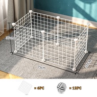 พร้อมส่ง!! รั้วกั้นสุนัข คอกกั้นสัตว์ dog cage บ้านหนูแกสบี้ กรง diy กรงสุนัข กรงกระต่าย กรงหมา ประก