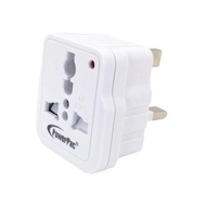 PowerPac 3 Pin Multi Adapter, Universal Travel Adapter, 2 Pin Adapter (PP33)