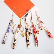 Smart phone Strap Lanyards for iPhone Decor Flower Cat Bell Mobile Phone Strap Hang Rope Phone Charm