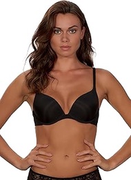Women's Single Boost Bra Recycled Fabric, Black, Size 70D, black, 70-72 / 70D