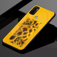 [MY78] Case 2D Glossy Sunflower Motif Y50 Y20 V20 V19 Y11 F1+ A52 Redmi 8 J7 Prime A10 A53 IP 8 C3