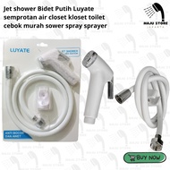 PUTIH (MSJ) - Jet shower Bidet White Luyate Water spray closet toilet Bidet sower spray sprayer