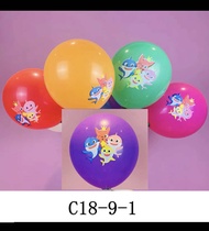 c18-9 birthday party latex balloon baby shark 12 inch 10 pcs