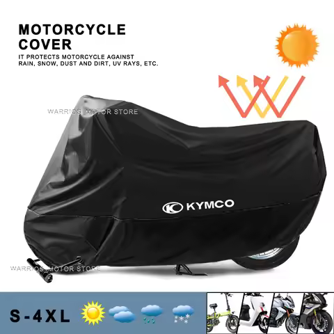 Motorcycle Cover Uv Protector Dust All Season Motorcycle Waterproof Cover For KYMCO AK550 XCITING 25