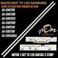 BACKLIGHT TV LED SAMSUNG 43 INCH UA-43NU7100- UA-43NU7300- UA-43NU7020- UA-43NU7140- UA-43RU7100- UA