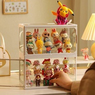 Table Storage Doll Display Box Acrylic Storage Box Toy Storage Cabinet Pop Mart Display Box Capsule 