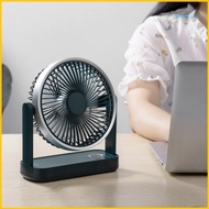 BTM USB Desk Fan 4 Speeds Desktop Table Cooling Fan Strong Wind Quiet Personal Fan for Home Desktop Office Table Travel