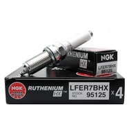 NGK Ruthenium HX High Ignitability Spark Plug LFER7BHX 95125 OEM 06K905601B 06K905611C suitable for 