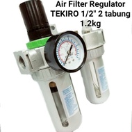 TEKIRO 0.5 Inch Double Air Filter Regulator Kompresor (SRY7)