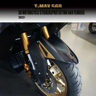 3D motorcycle stickers are protected in fender area For T MAX 560 compatible t max560 2022 2023 2024