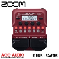 ZOOM B1 FOUR / B1FOUR + ADAPTOR AD-16E GARANSI 1 TAHUN