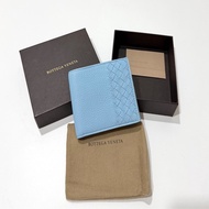 Bottega Veneta BV 水藍  卡包 卡夾 信用卡卡夾 短夾 皮包 皮夾 錢包 手拿包