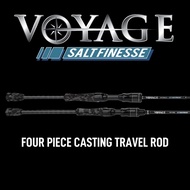 BONE - VOYAGE Salt Finesse Series ~ Four Piece Casting Travel Rod Series