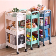 MULTIFUNCTIONAL SHELF 3-tier trolley / Wheeled Trolley Shelf Multipurpose 3-tier Bathroom Kitchen Be