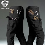 EAGLADE Black Tactical Cargo Pants for Men in Black IX7
