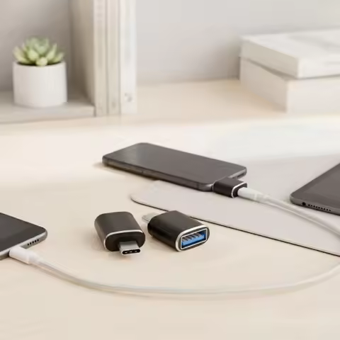 1-4Pcs USB To Type-C/Type-C To USB Converter Plug And Play For Macbook Data Transmission Harddisk Mo