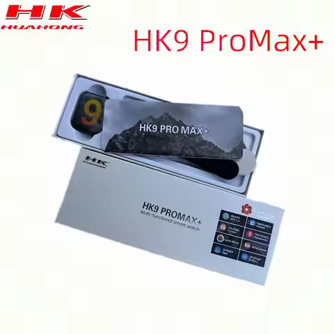 HK9 Pro Max+ Gen4 AMOLED Smart Watch NFC Compass ChatGPT Photo Album Connect TWS Smart Watch for Men